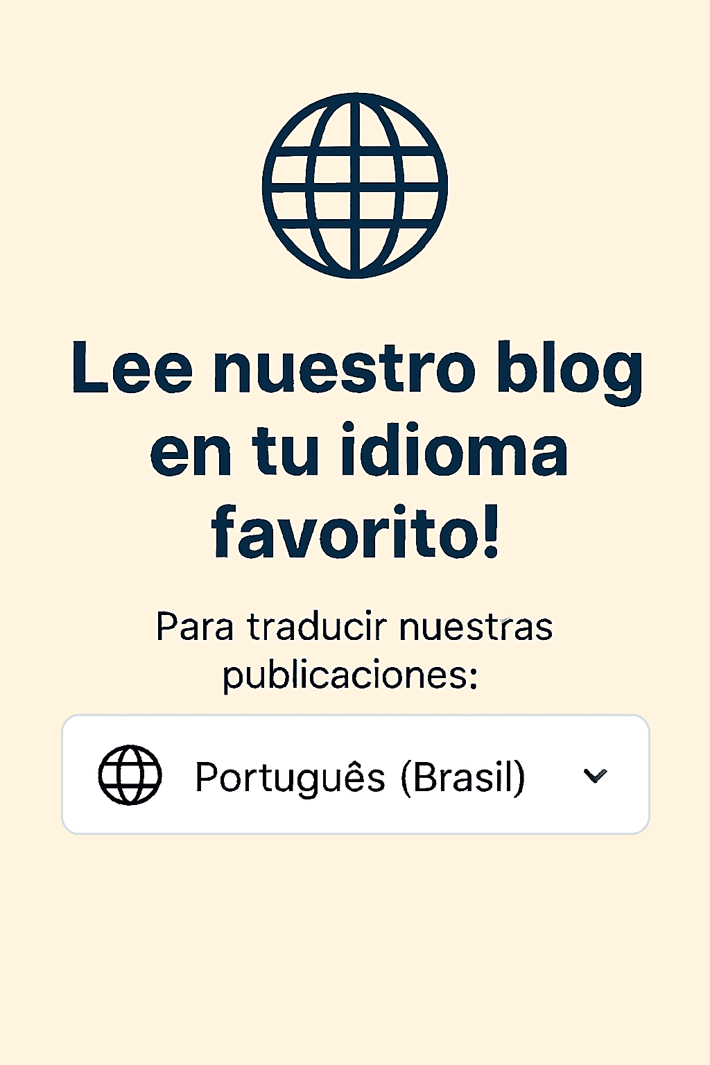 blog idioma favorito