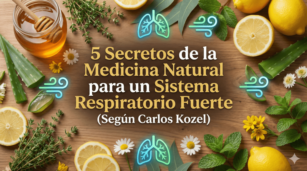🌿 5 Secretos de la Medicina Natural para un Sistema Respiratorio Fuerte (Según Carlos Kozel) 2 5 Secretos Sistema Respiratorio Fuerte-01