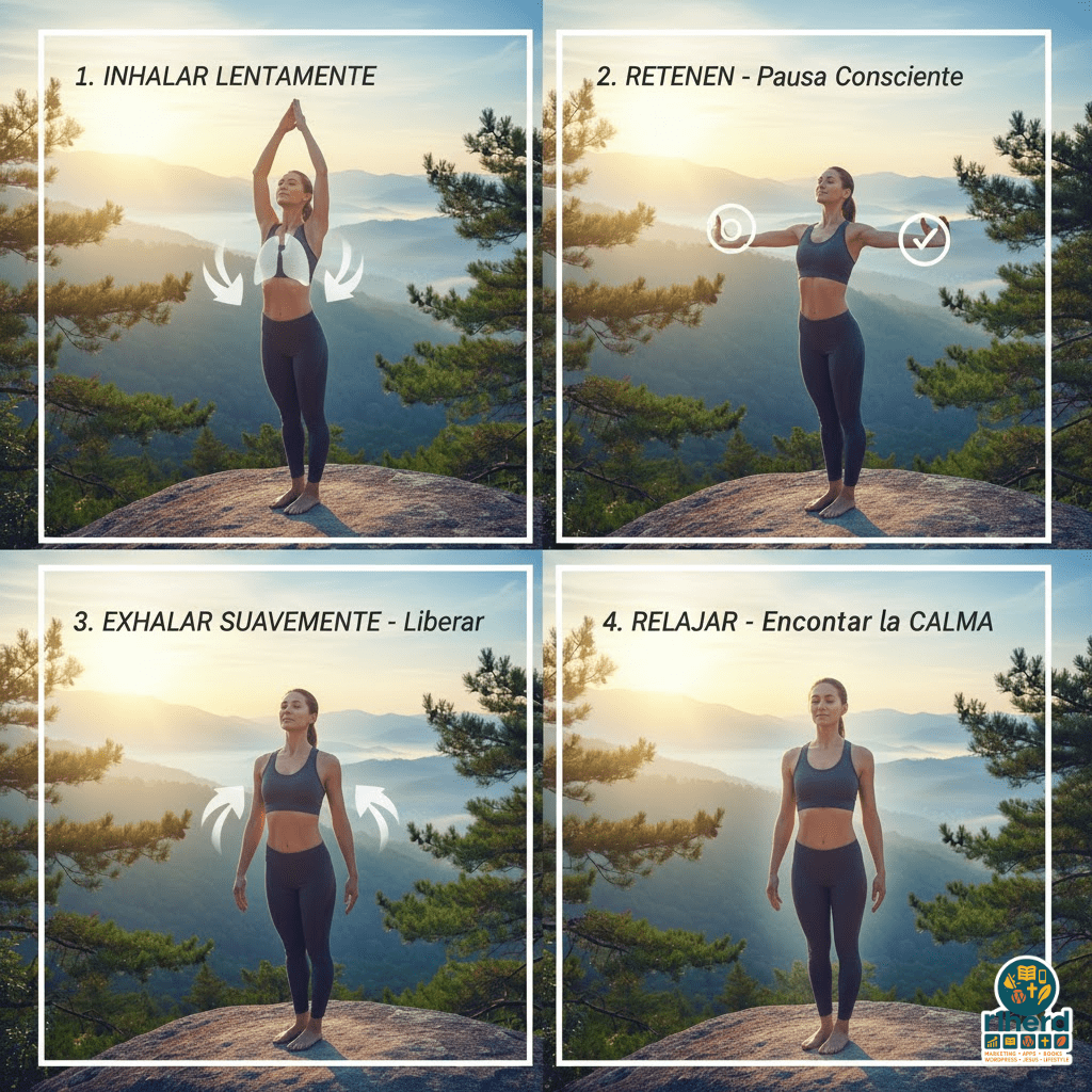 Respiración Profunda con pegatina logo Respiración Profunda con pegatina logo riherd